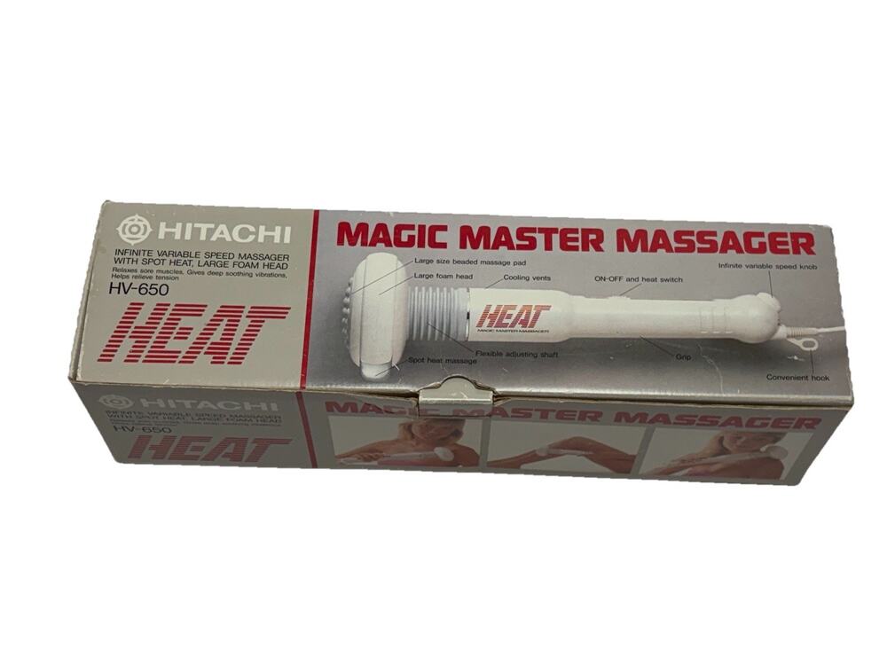 Vintage Hitachi HEAT Massager Model HV-650 Tested